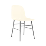 Form Chair: Chrome + Cream