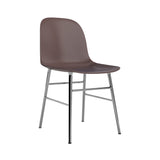 Form Chair: Chrome + Brown