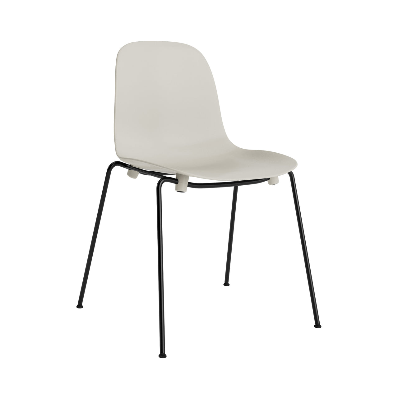 Form Stacking Chair: Light Grey