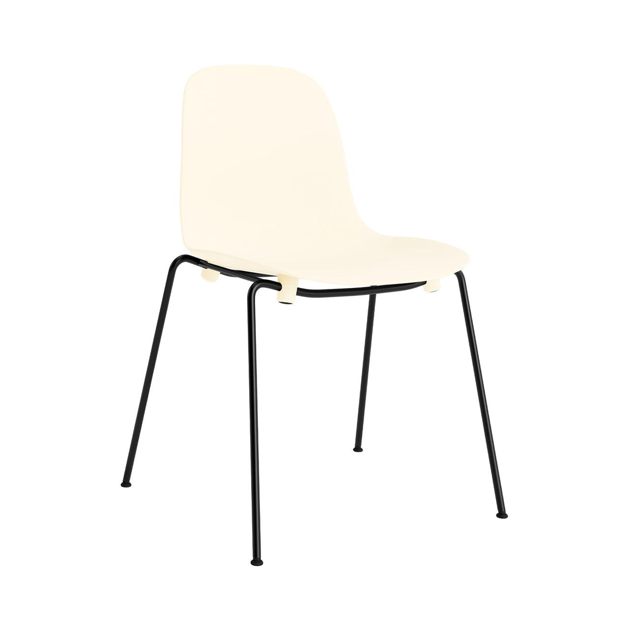 Form Stacking Chair: Cream