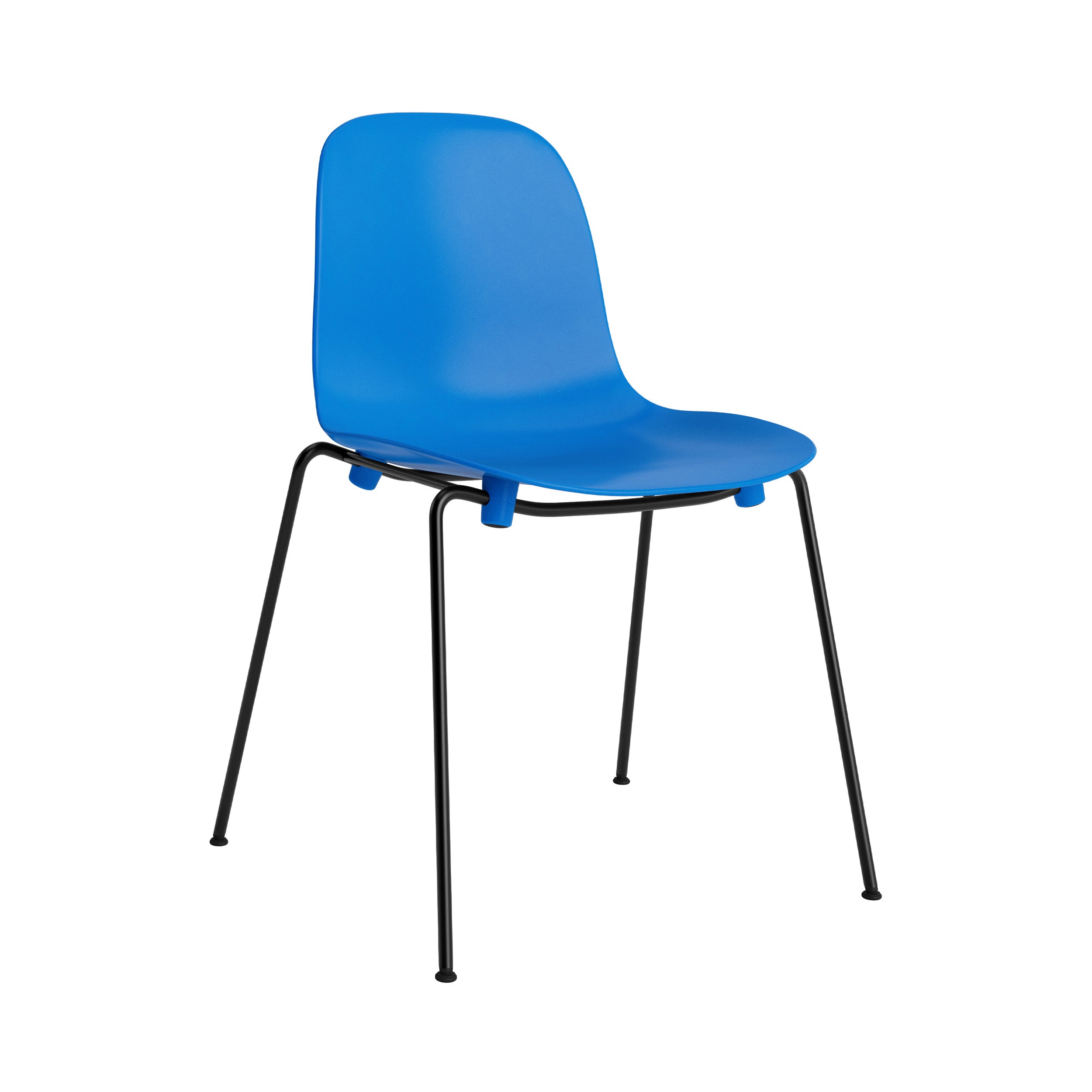 Form Stacking Chair: Bright Blue