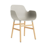 Form Armchair: Walnut or Oak Legs