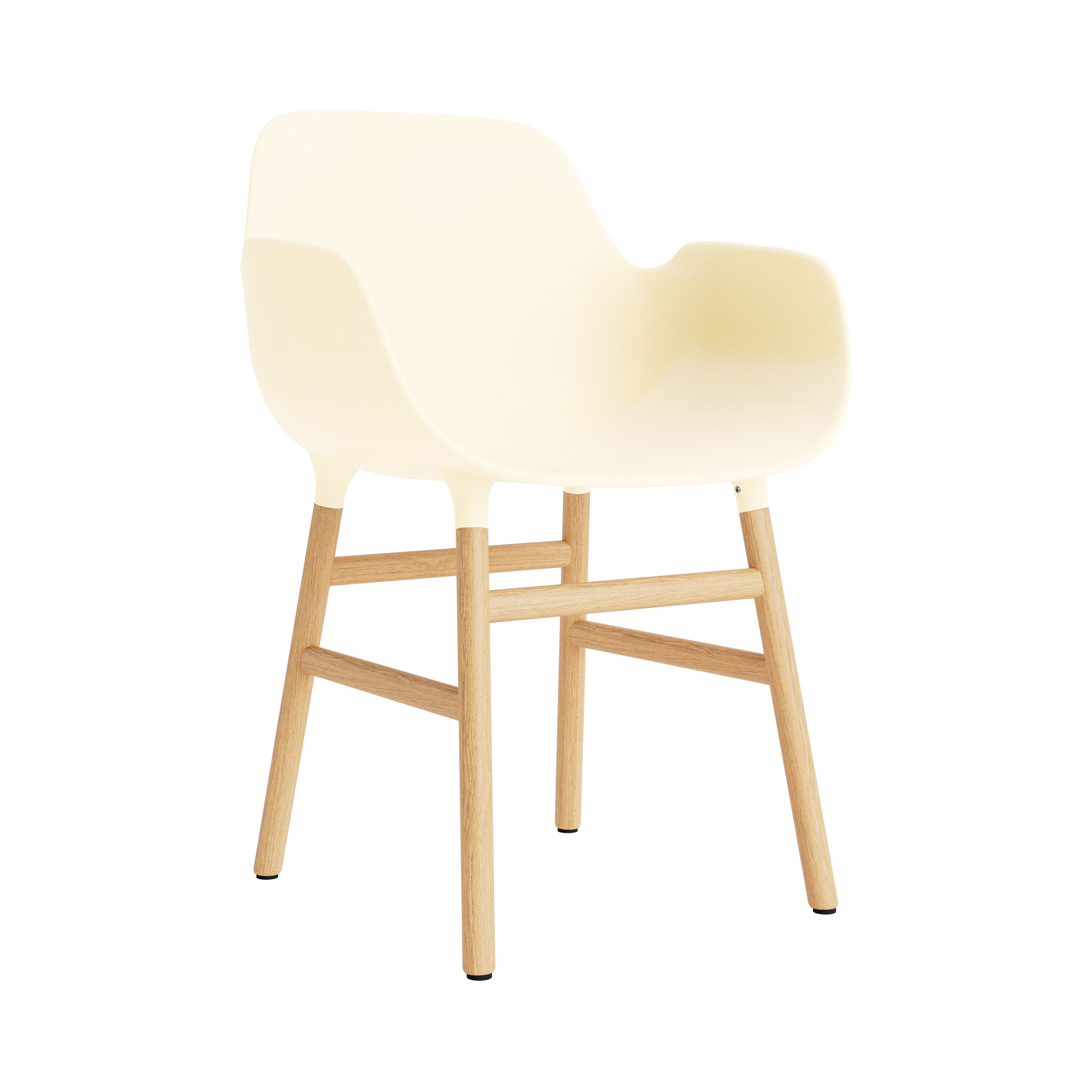 Form Armchair: Walnut or Oak Legs