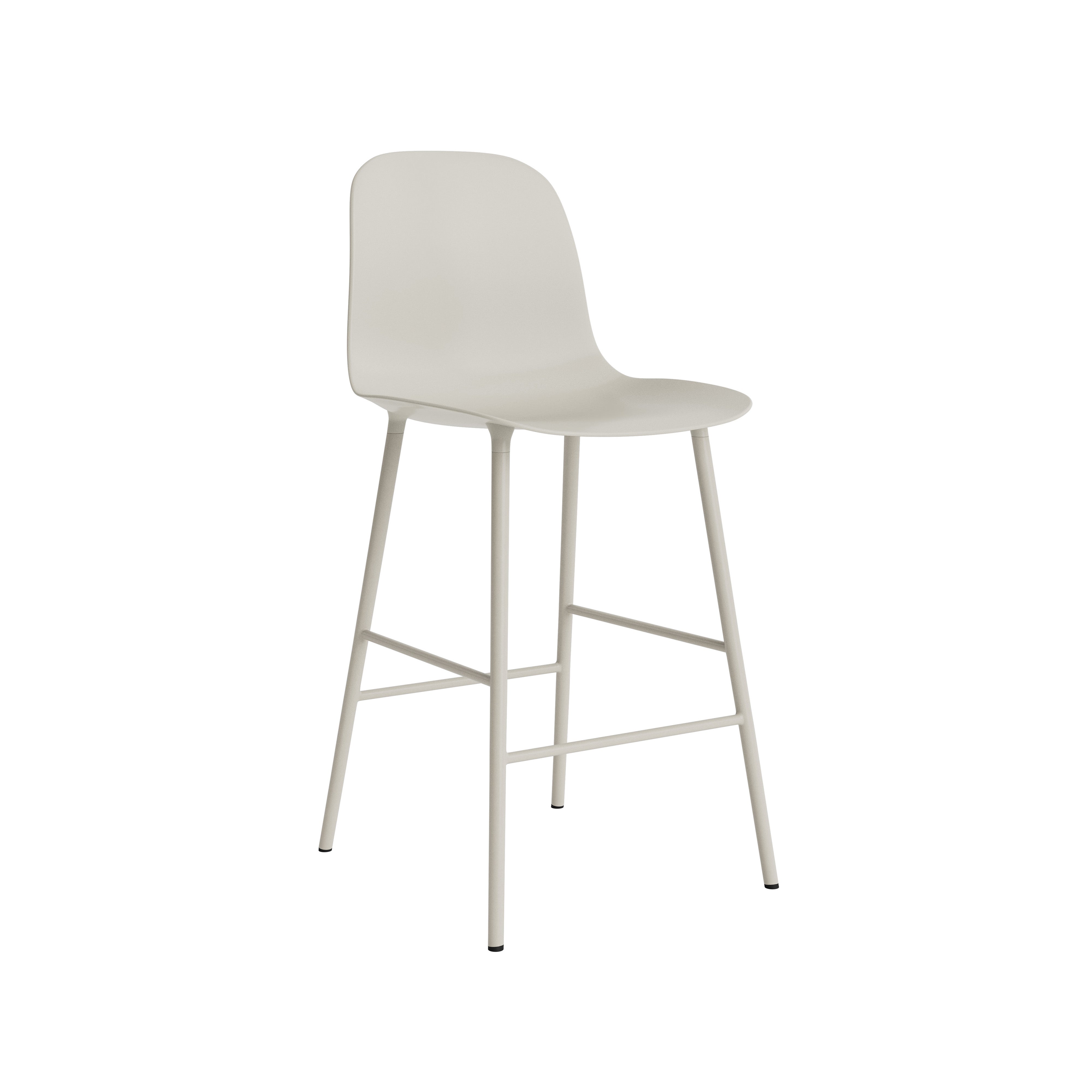 Form Bar + Counter Chair: Counter + Light Grey