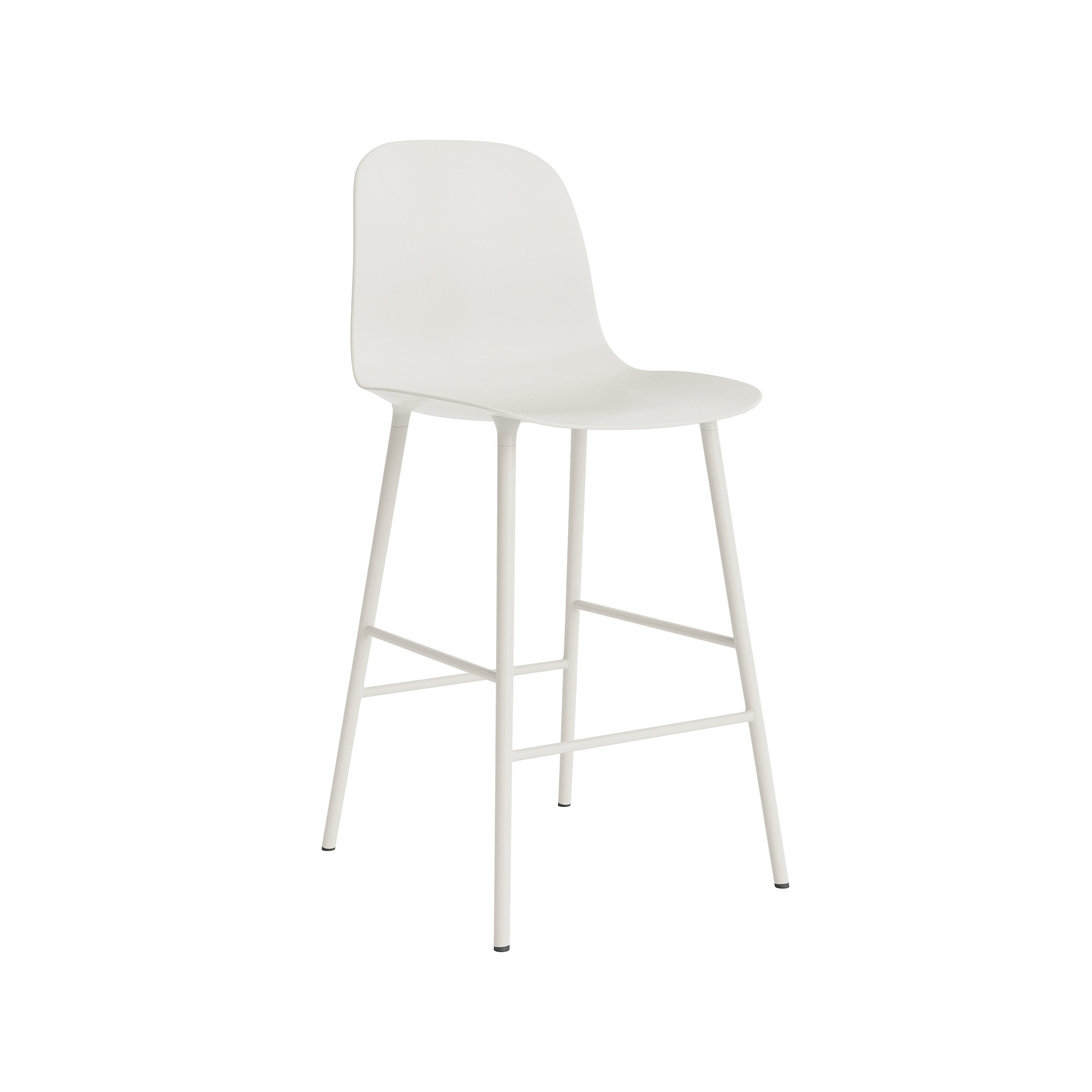 Form Bar + Counter Chair: Counter + White