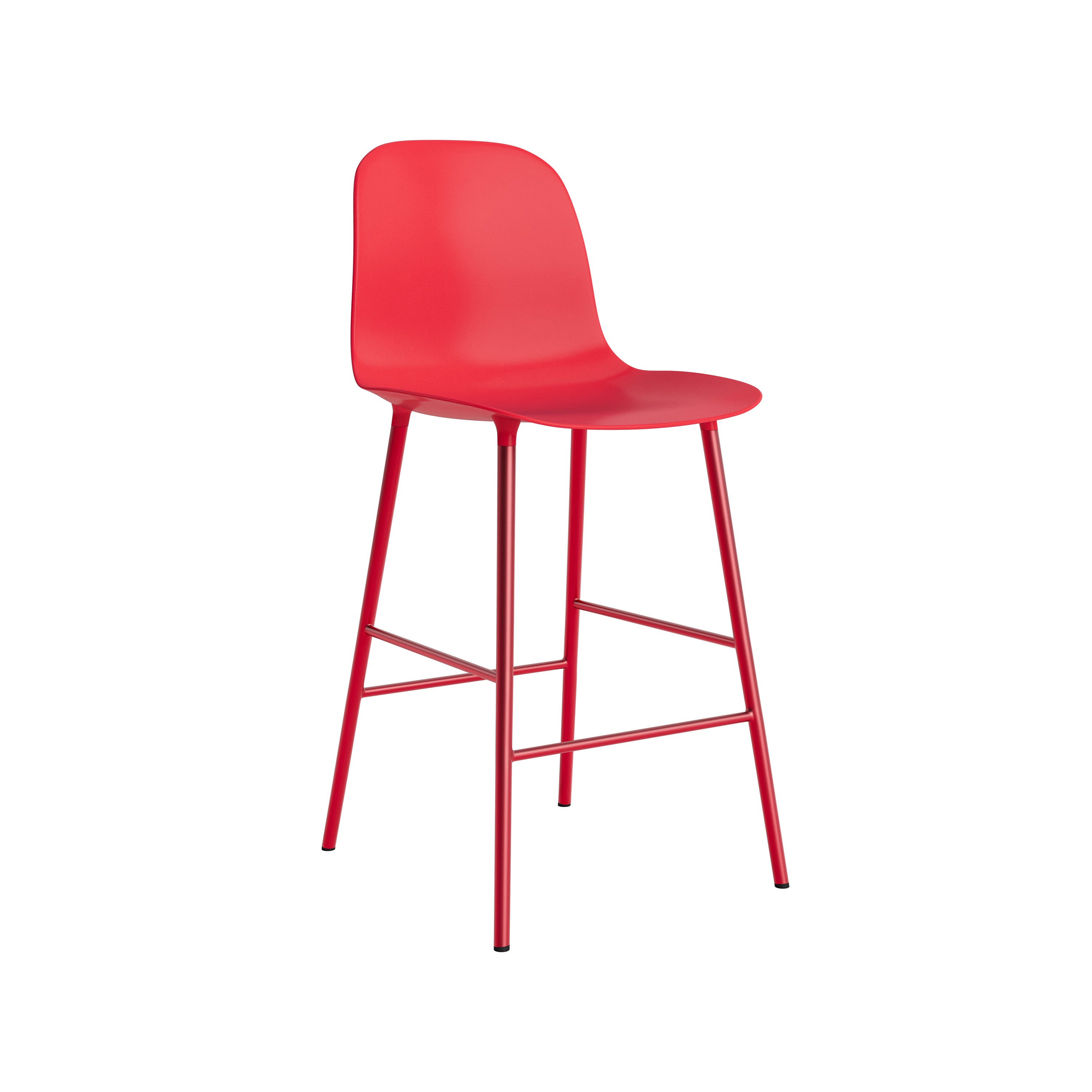 Form Bar + Counter Chair: Counter + Bright Red