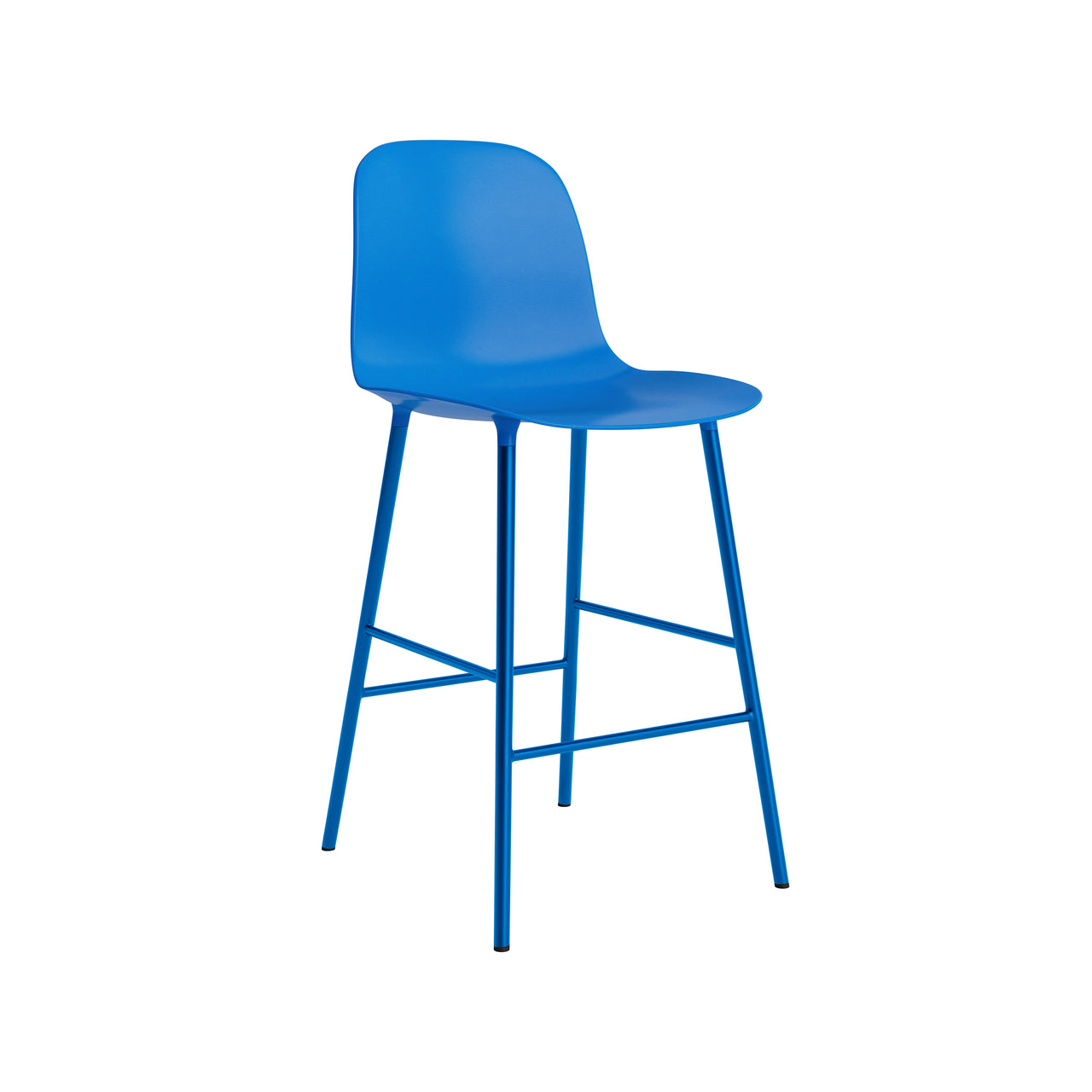 Form Bar + Counter Chair: Counter + Bright Blue