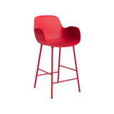 Form Bar + Counter Armchair: Counter + Bright Red