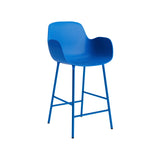 Form Bar + Counter Armchair: Counter + Bright Blue