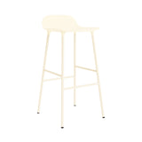 Form Bar + Counter Stool: Steel + Bar + Cream