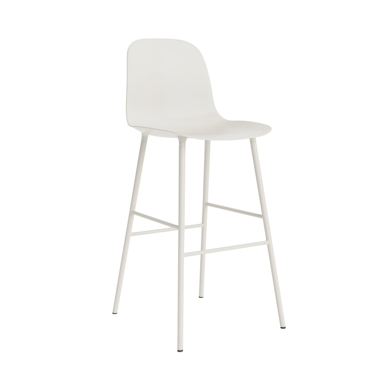 Form Bar + Counter Chair: Bar + White