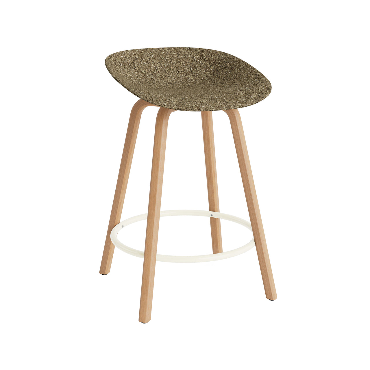 Mat Bar + Counter Stool: Counter + Cream + Seaweed