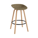 Mat Bar + Counter Stool: Bar + Black + Seaweed