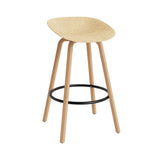 Mat Bar + Counter Stool: Bar + Black + Hemp