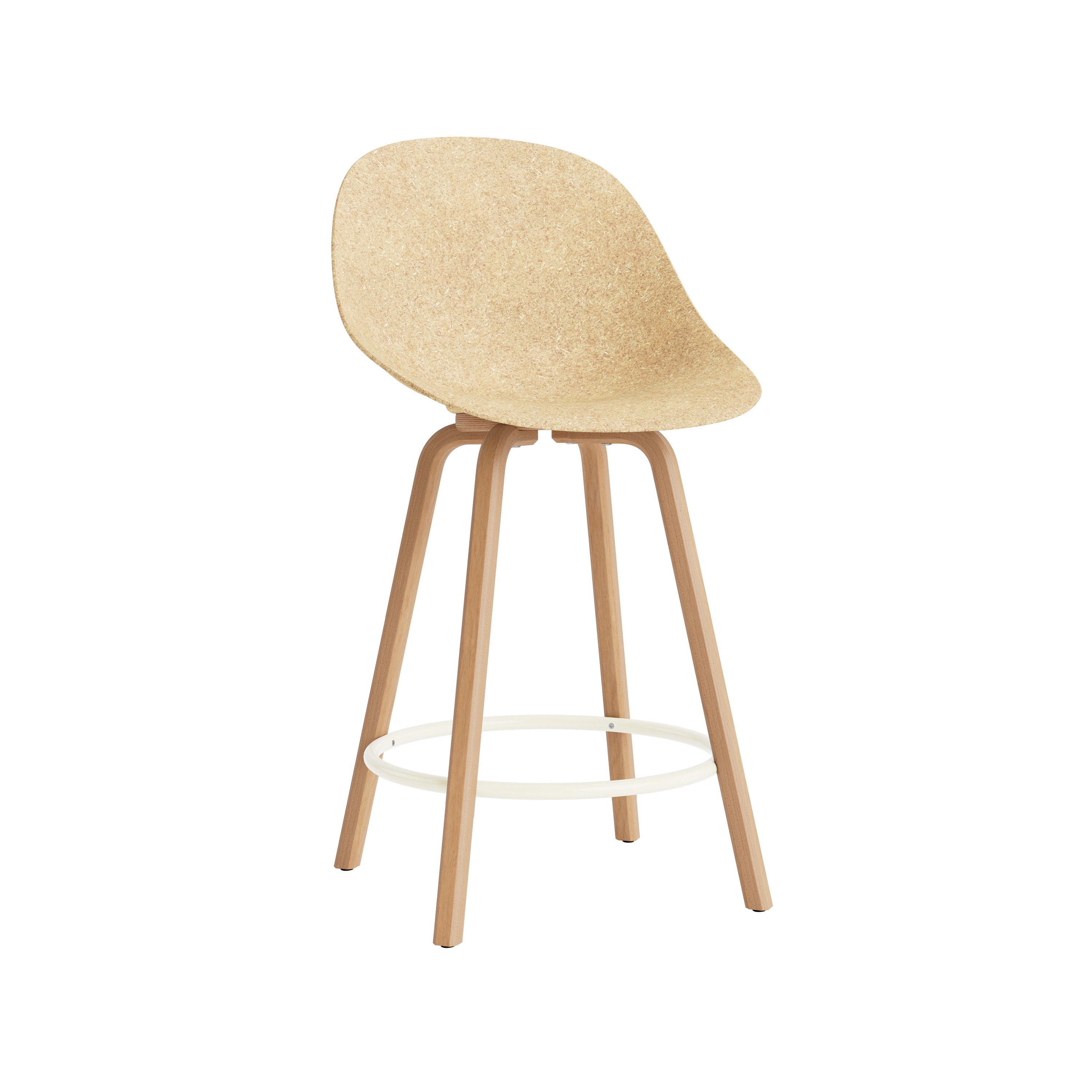 Mat Bar + Counter Chair: Counter + Cream + Hemp