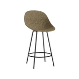 Mat Bar + Counter Chair: Steel + Counter + Hemp + Black