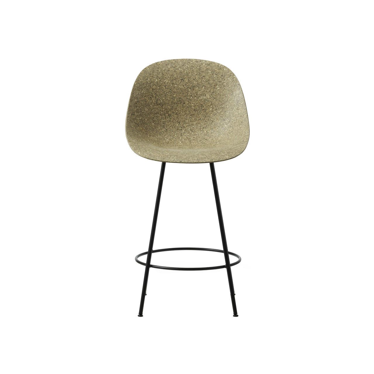 Mat Bar + Counter Chair: Counter + Seaweed + Black
