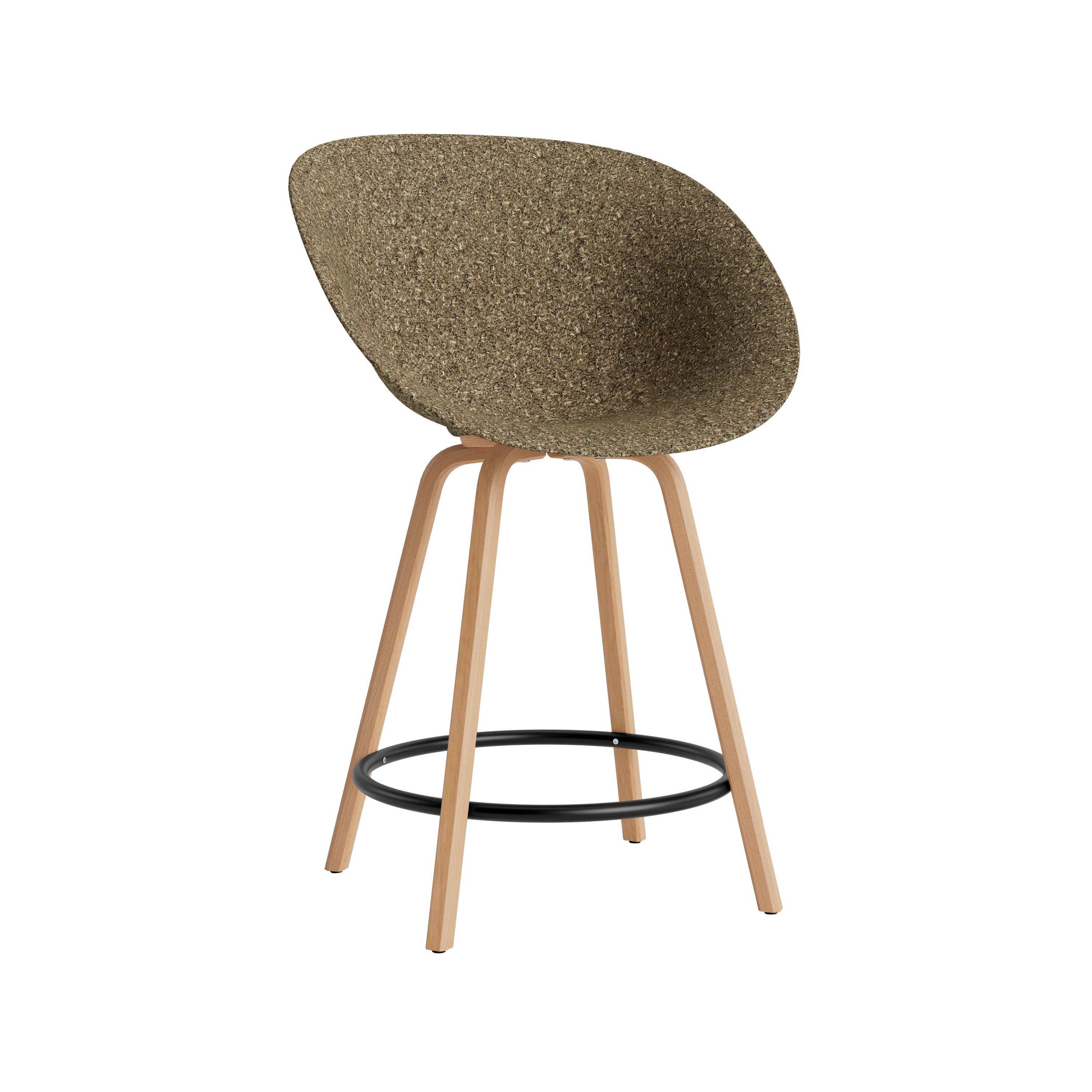 Mat Bar + Counter Armchair: Counter + Black + Seaweed