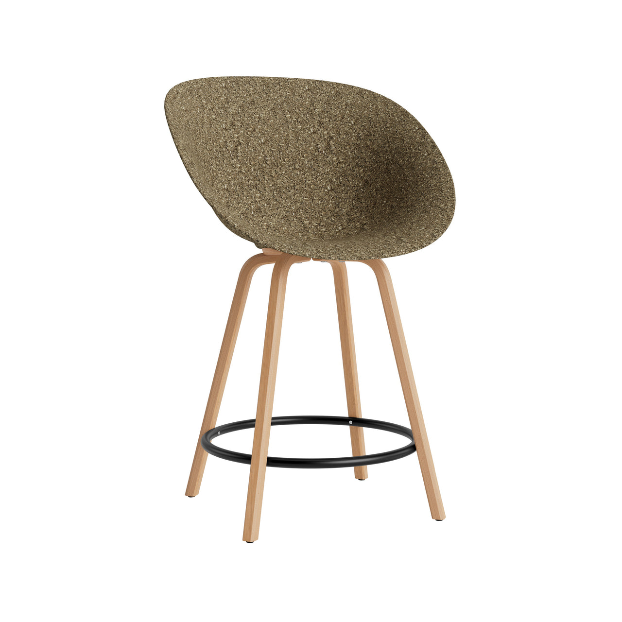 Mat Bar + Counter Armchair: Counter + Black + Seaweed