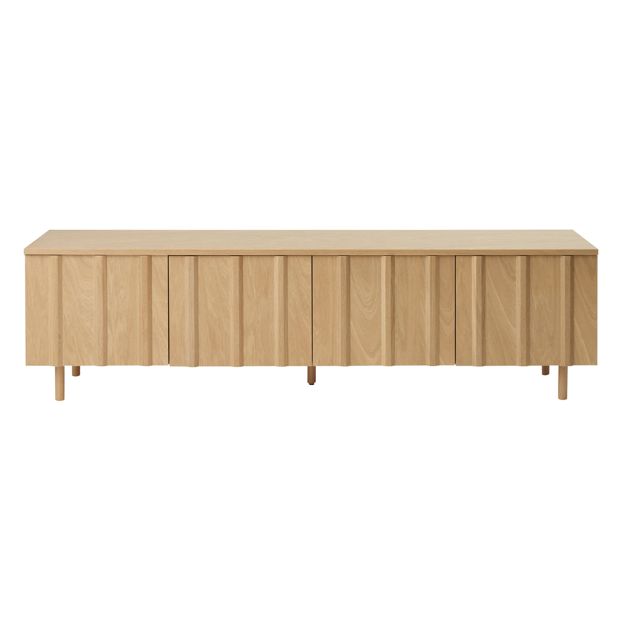 Rib Sideboard: Low + Oak