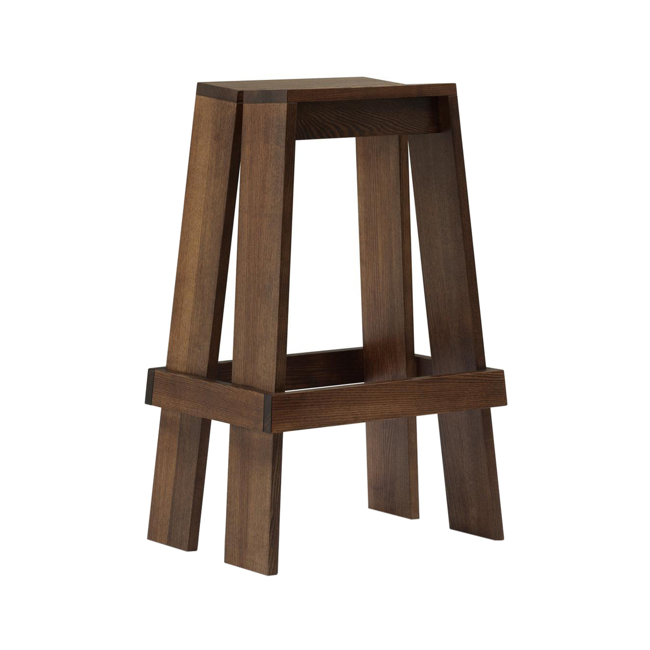 Let Bar + Counter Stool: Bar + Brown Stained Ash