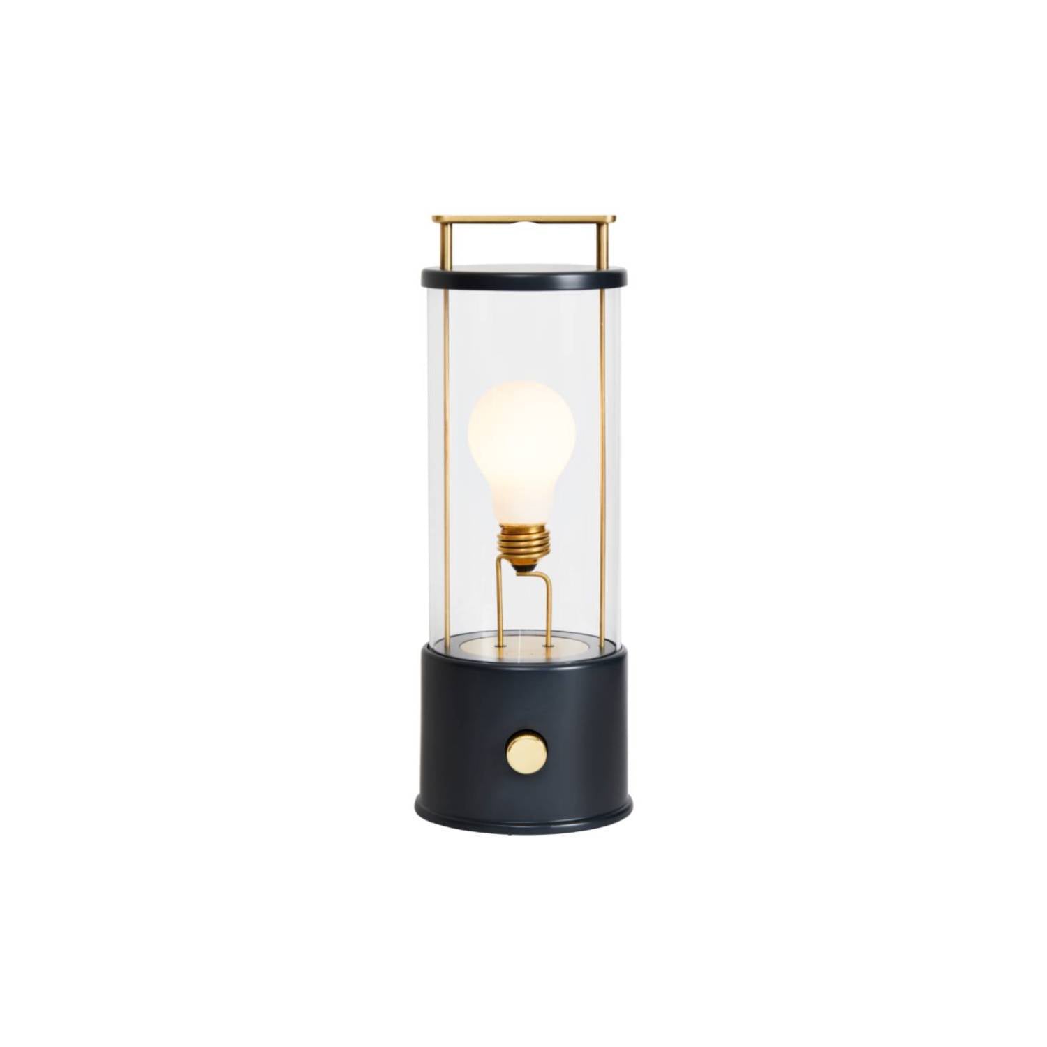 The Muse Portable Table Lamp: Hackles Black