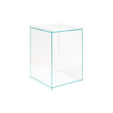 Rivet Box Table: Glass