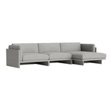 Softy Modular Sofa: 4 Seater with Right Chaise Lounge