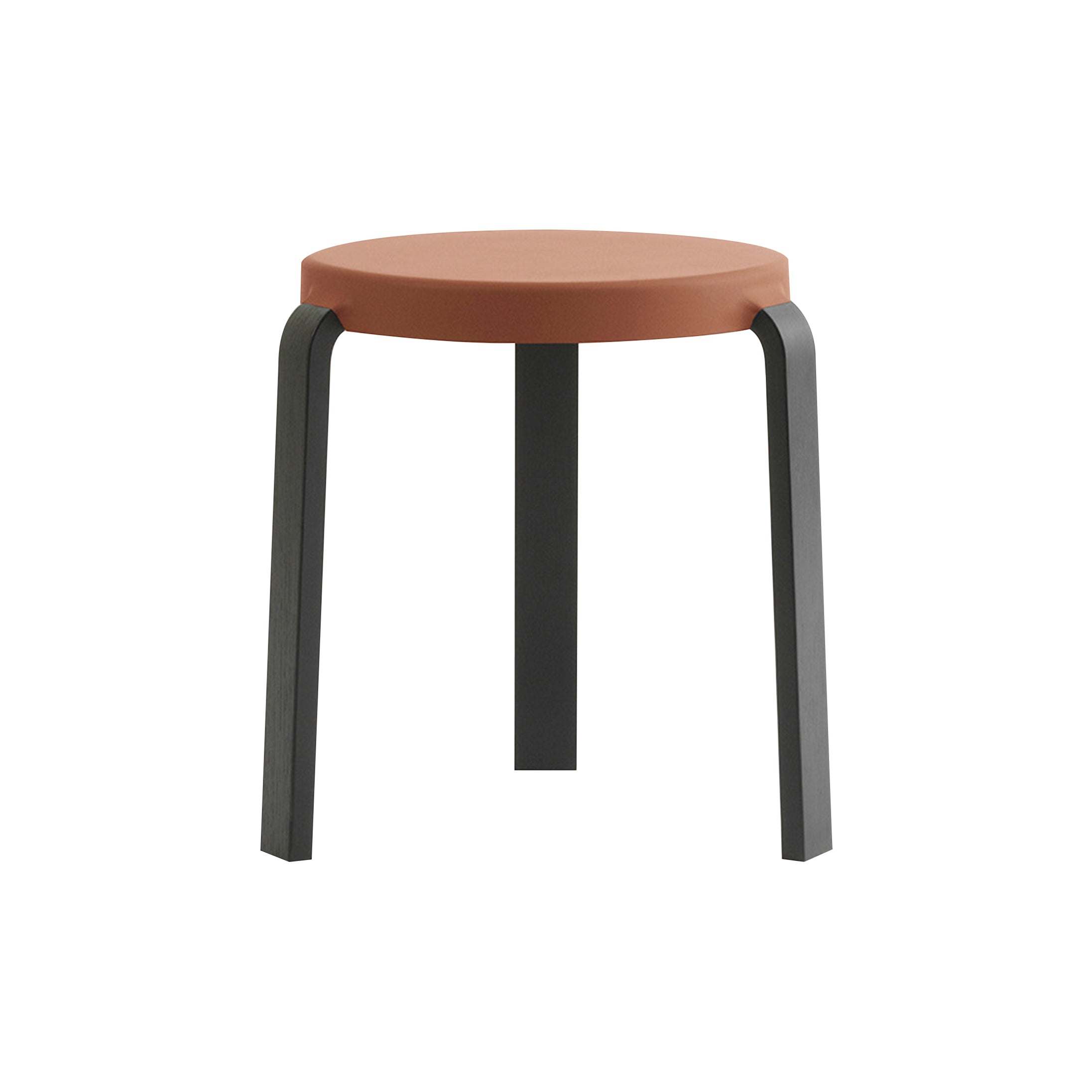 Tap Stool: Black + Caramel