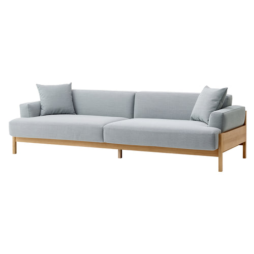 Kinuta Sofa: 3 Seater 2P A-S01 + Pure Oak + Vidar 4