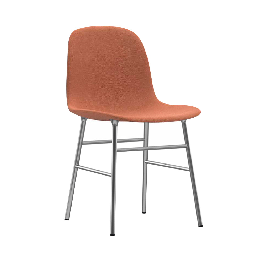 Form Chair: Chrome Base + Full Upholstered
