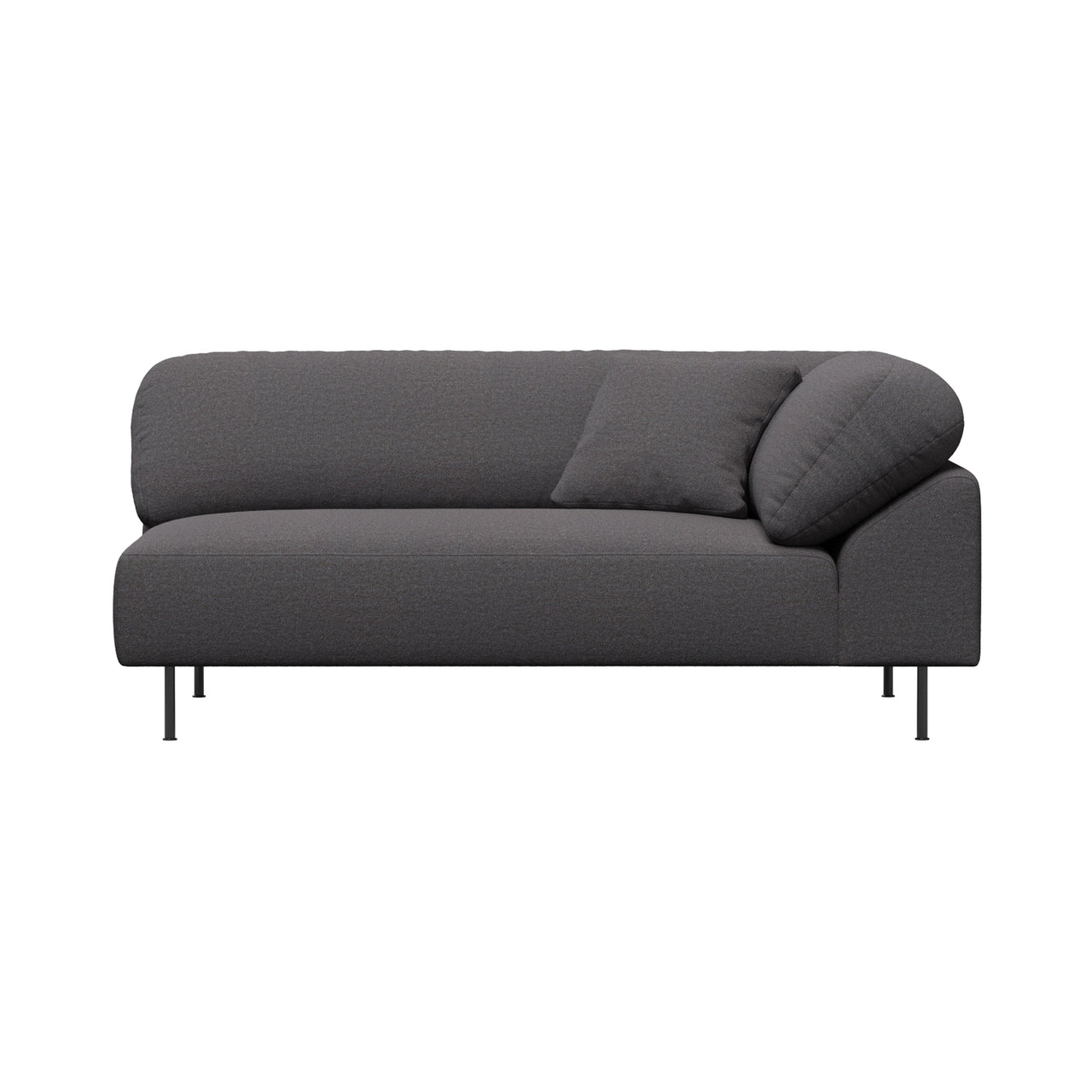 Collar Sofa: Open End 2 Seater + Right