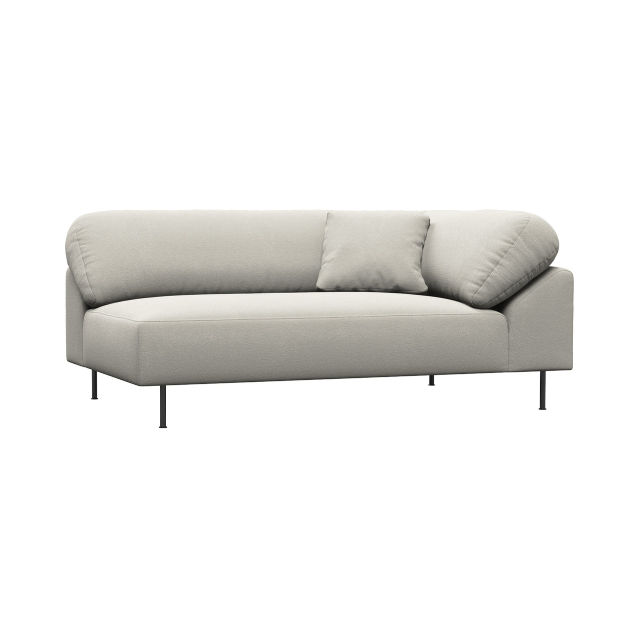 Collar Sofa: Open End 2 Seater + Right