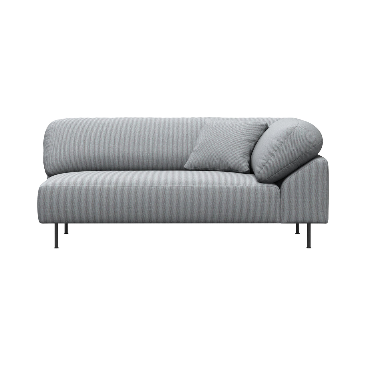 Collar Sofa: Open End 2 Seater + Right