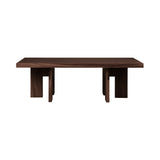 Farmhouse Coffee Table: Rectangle + Dark Oak