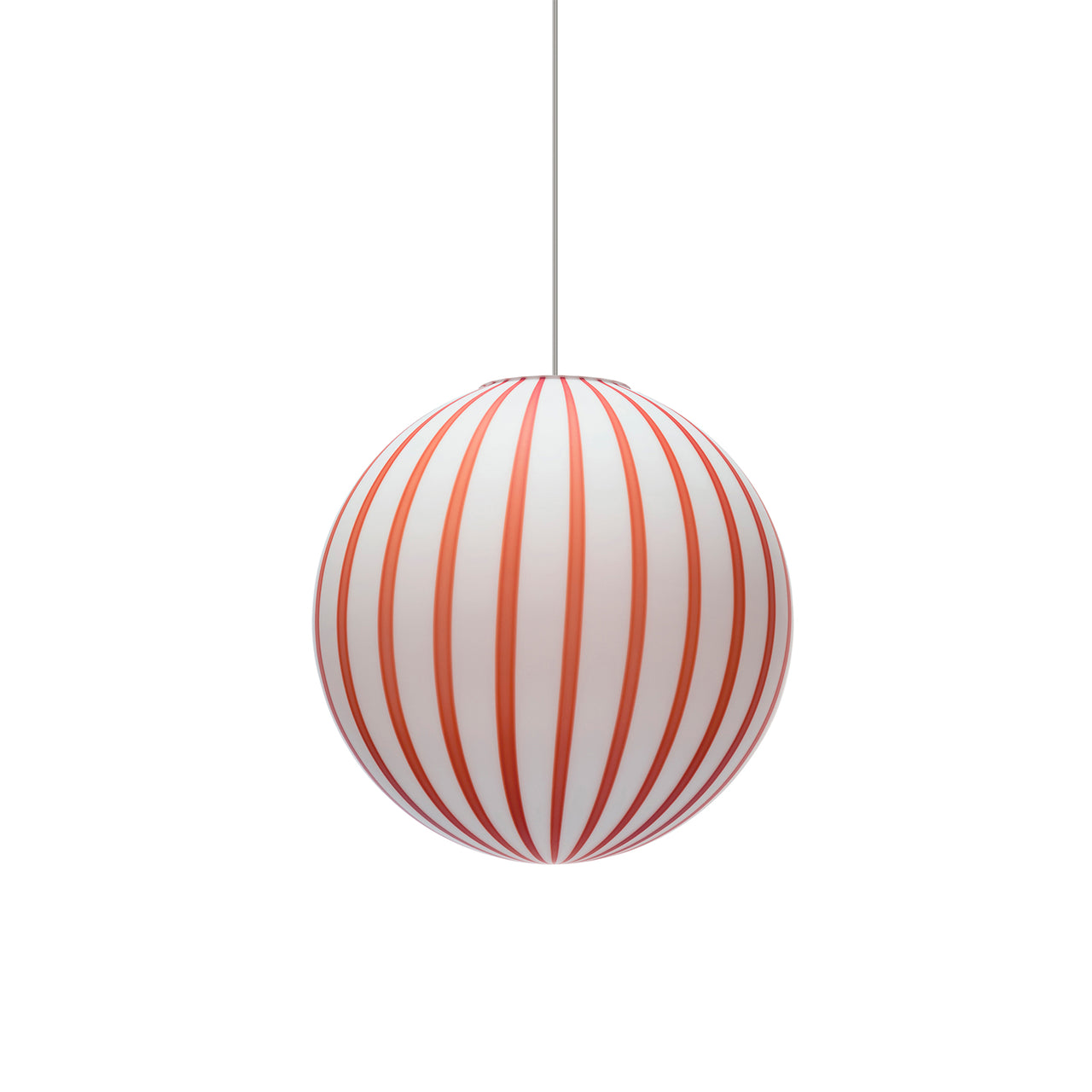 Filigrana Pendant Light: Globe + Red