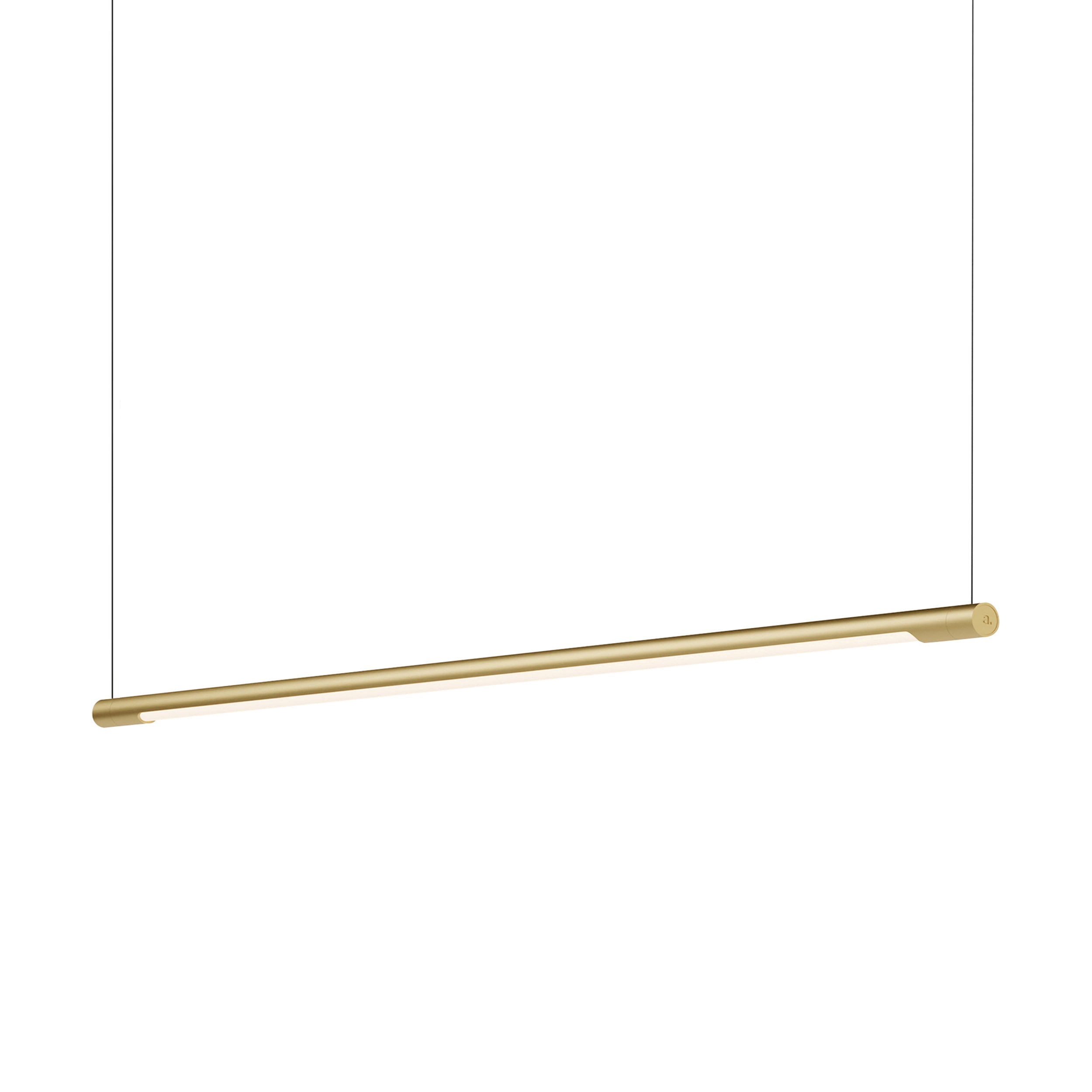 Form. Linear Suspension 6ft: Brushed Brass