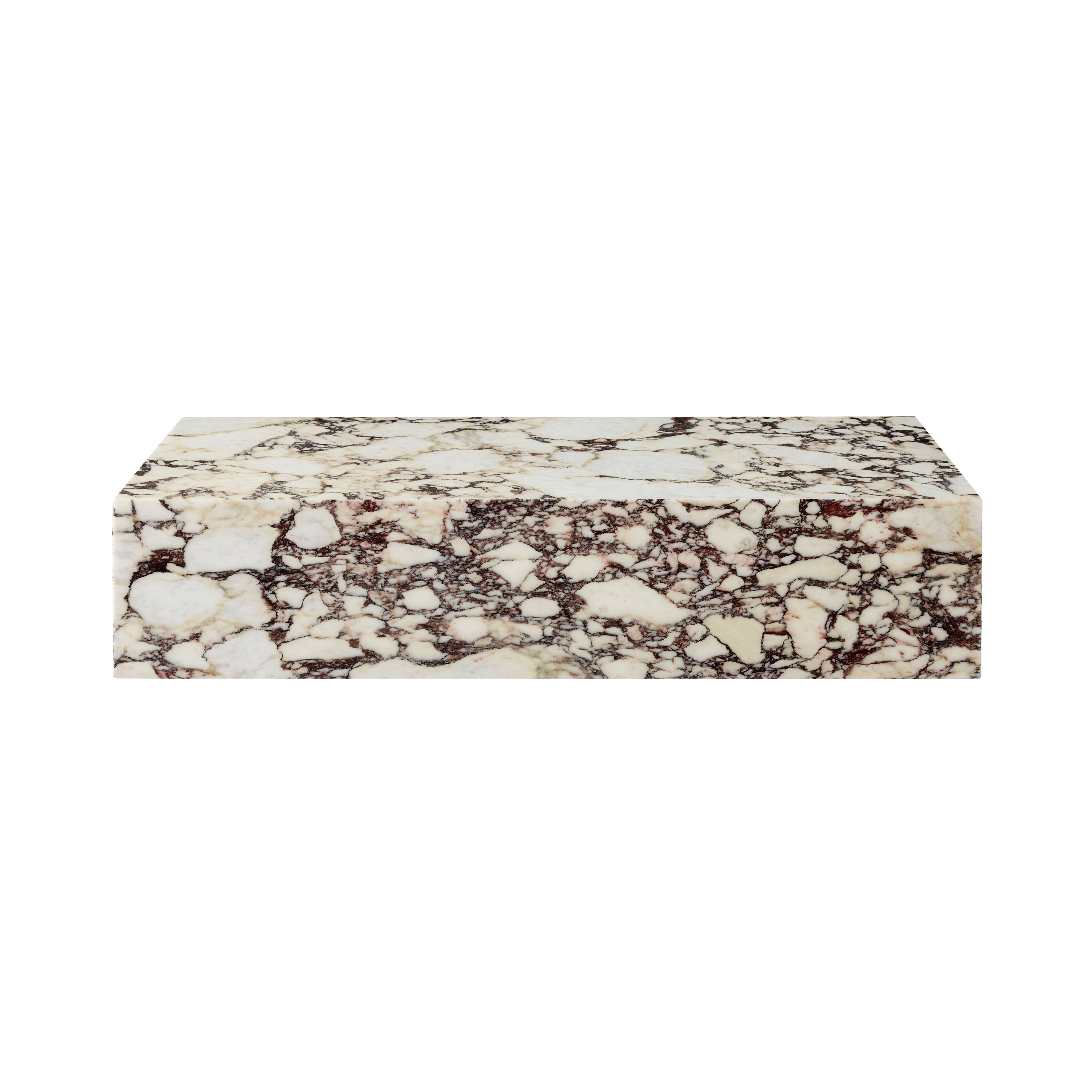 Plinth Podium: Low + Calacatta Viola Marble