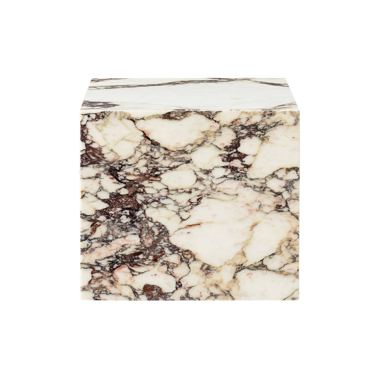 Plinth Podium: Cubic + Calacatta Viola Marble