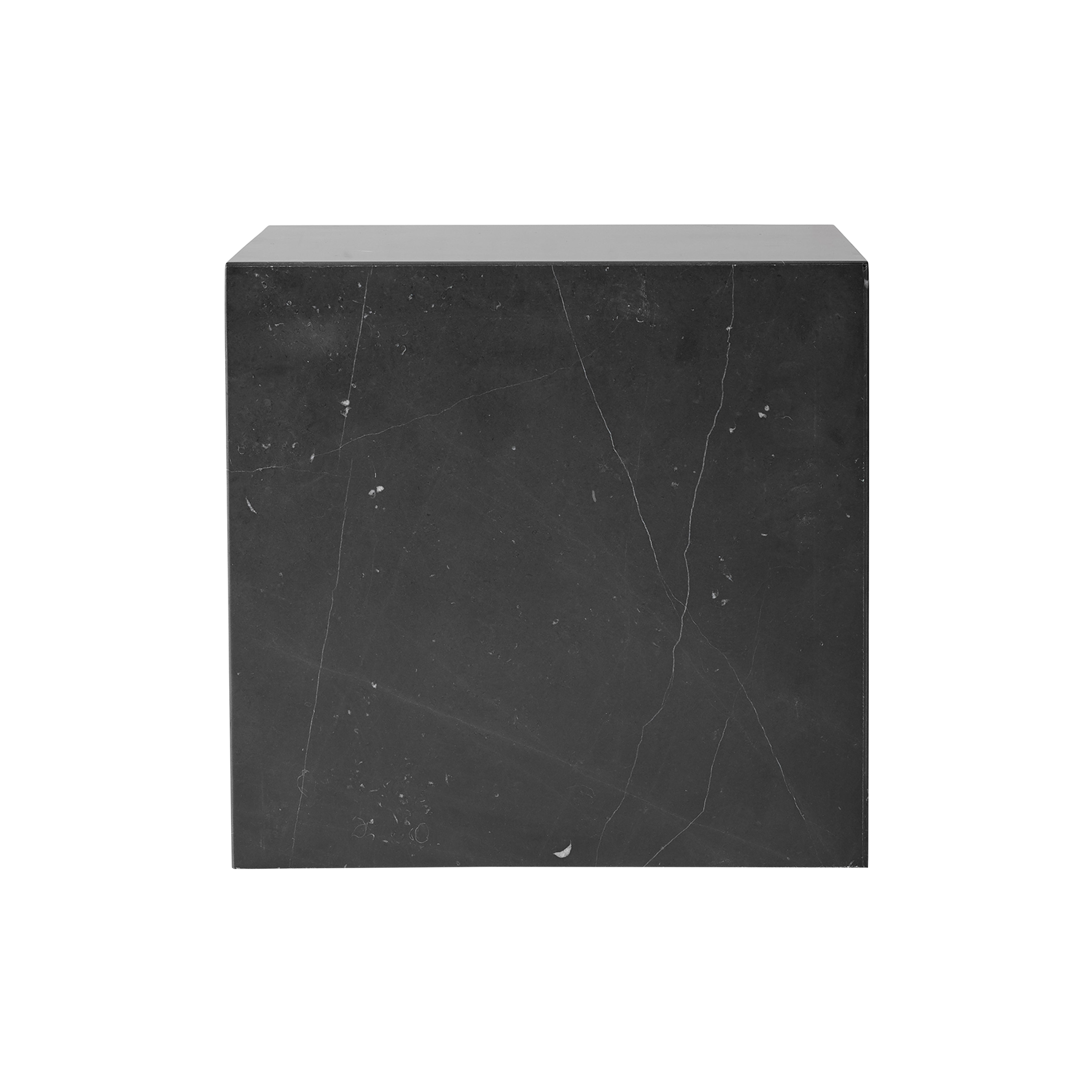 Plinth Podium: Cubic + Black Marquina Marble