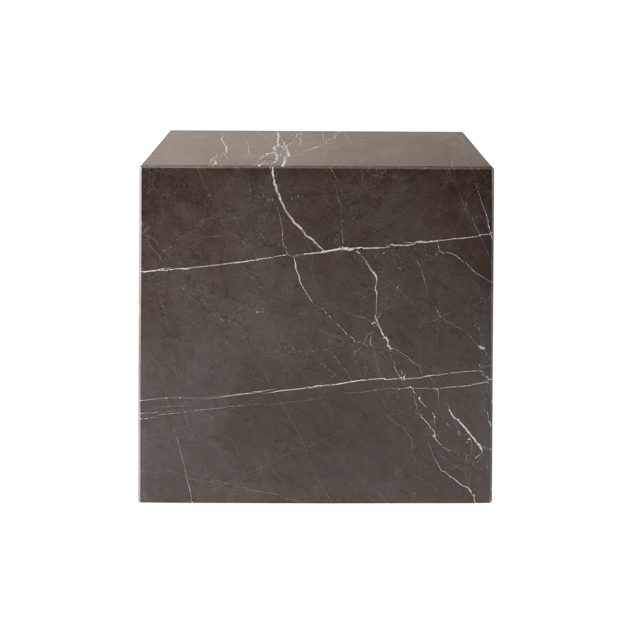 Plinth Podium: Cubic + Grey Kendzo Marble