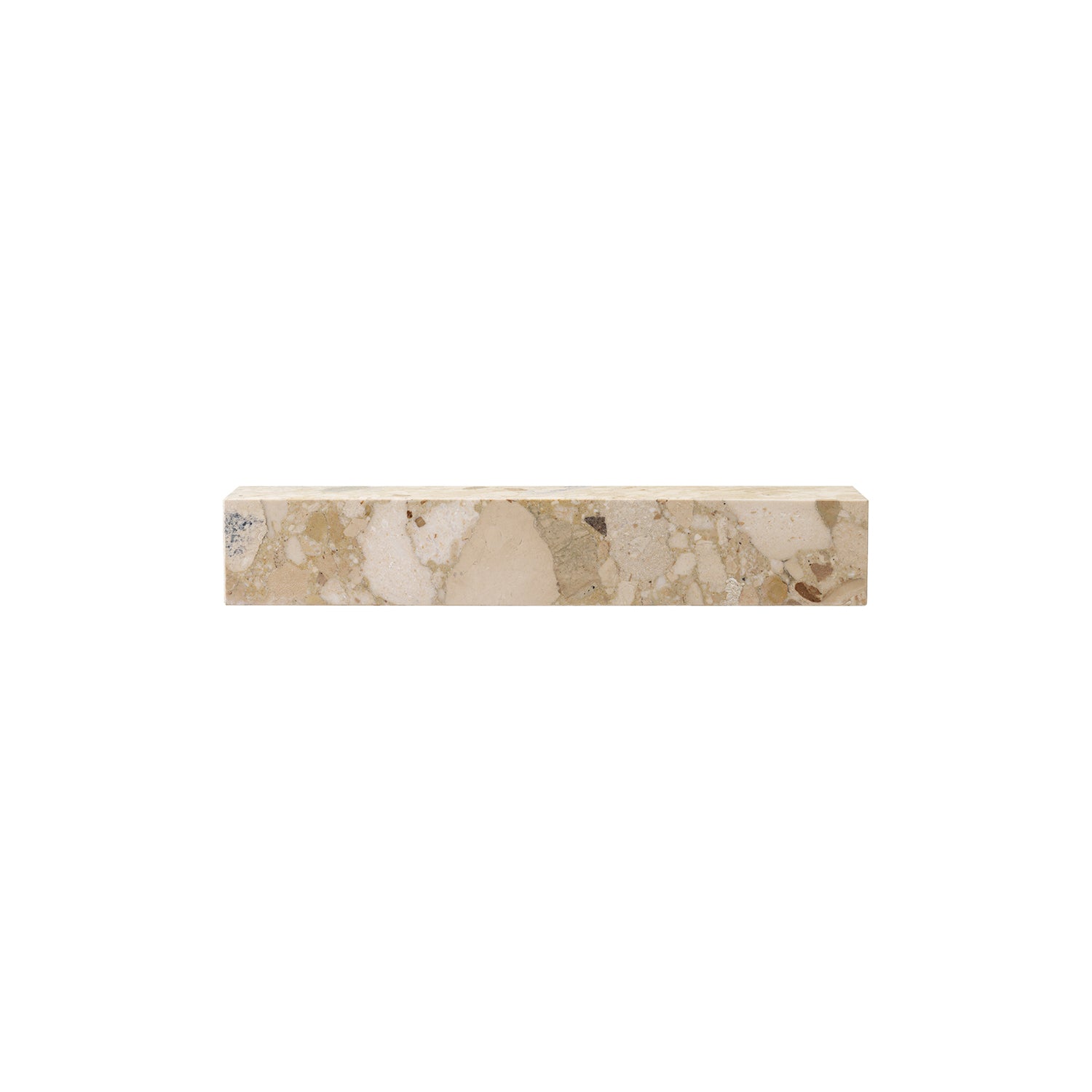 Plinth Shelf: Kunis Breccia Marble