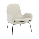 Era Lounge Chair: Low + Metal Base + Chrome