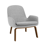 Era Lounge Chair: Low + Wood Base + Walnut