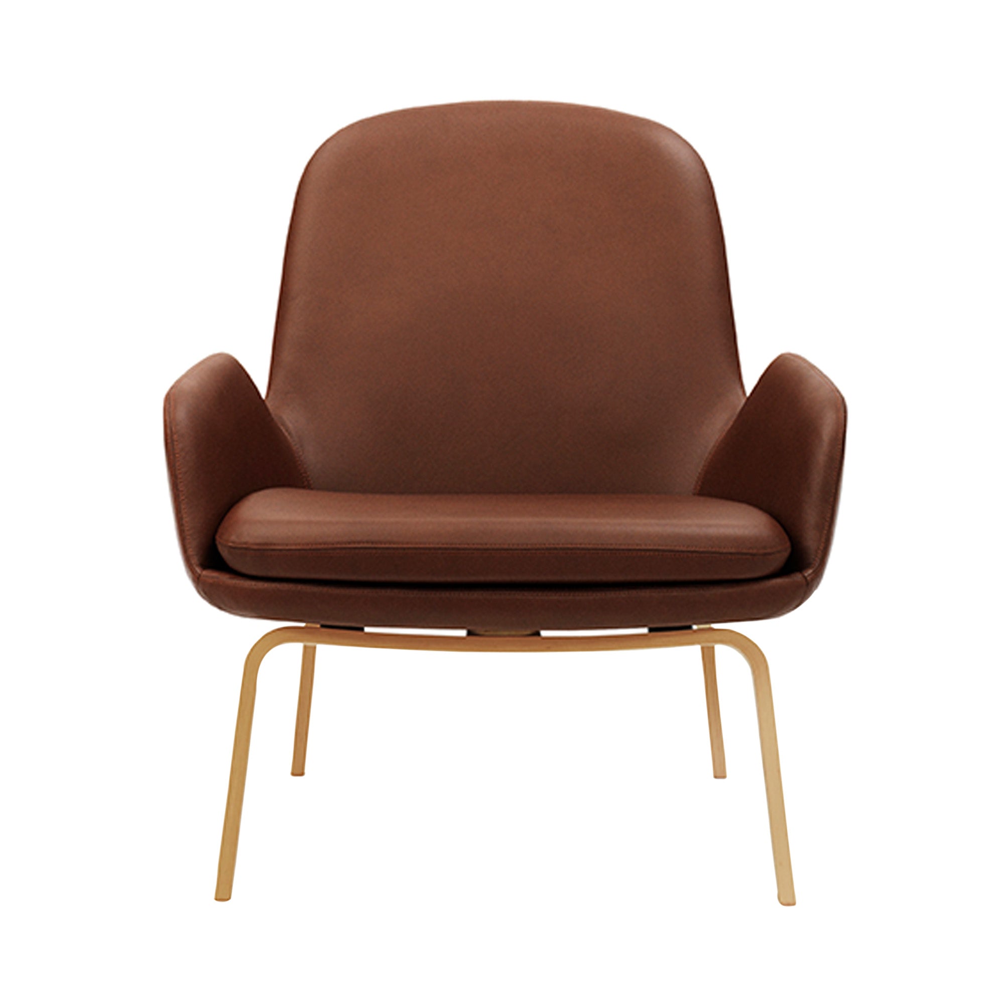 Era Lounge Chair: Low + Wood Base + Oak