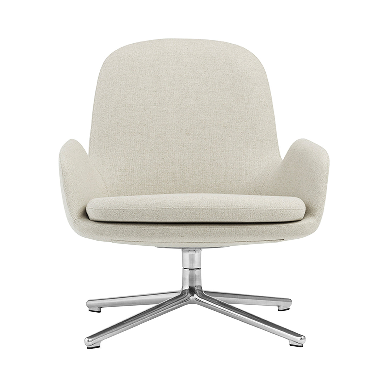 Era Lounge Chair Swivel: Low + Aluminum