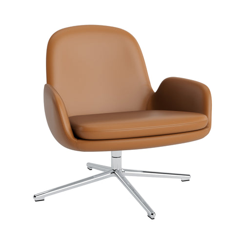 Era Lounge Chair Swivel: Low + Aluminum