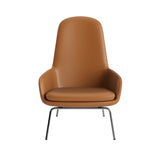 Era Lounge Chair: High + Metal Base + Chrome