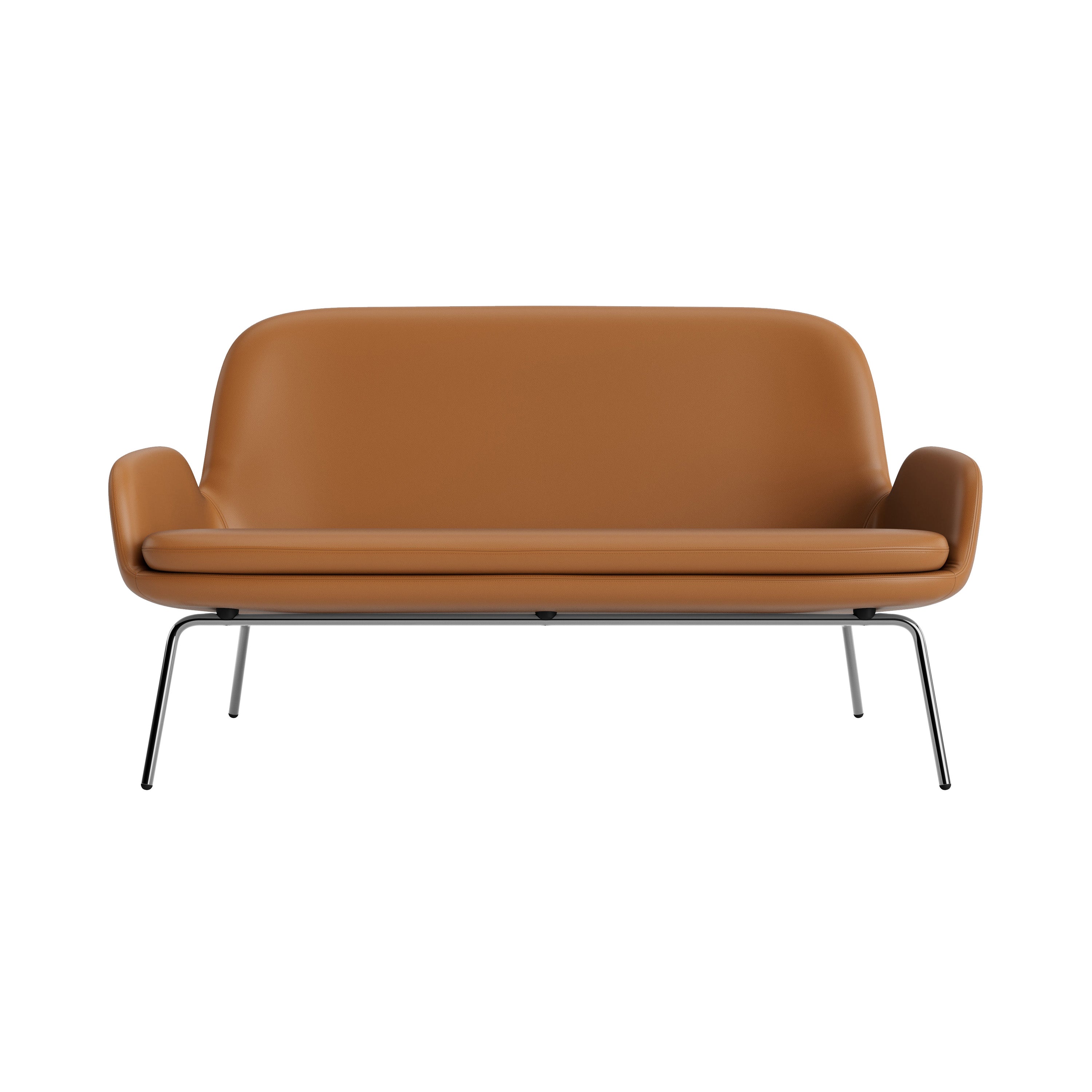 Era Sofa: Metal Base + Chrome