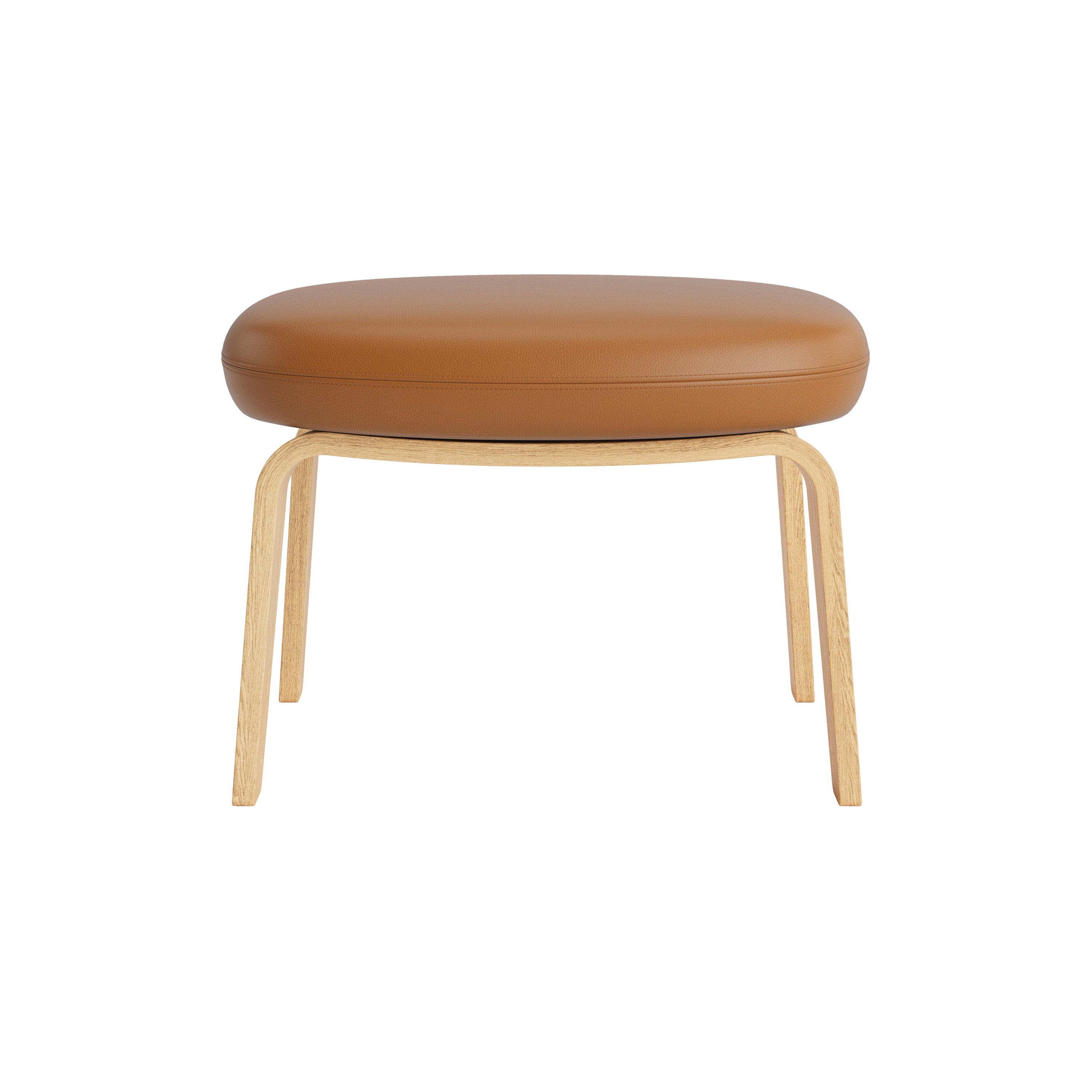 Era Footstool: Wood Base + Oak